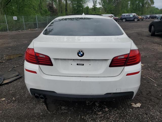  BMW 5 SERIES 2015 White