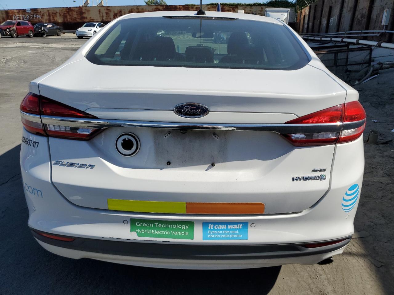 2017 Ford Fusion Se Hybrid VIN: 3FA6P0LU5HR409486 Lot: 54065795