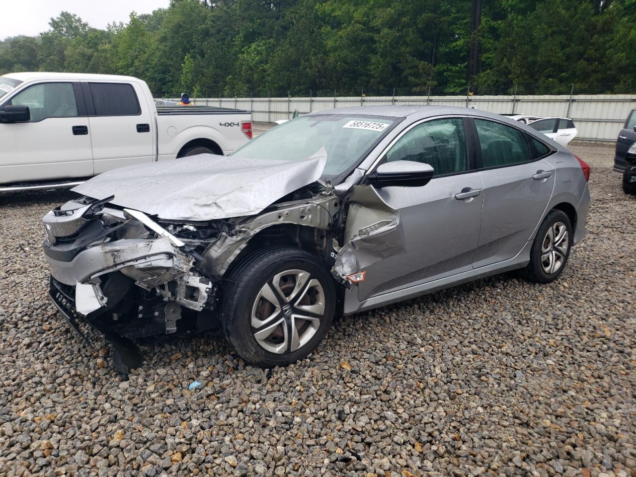 2016 Honda Civic Lx for Sale in Ellenwood, GA - Front End