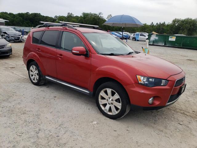  MITSUBISHI OUTLANDER 2013 Czerwony