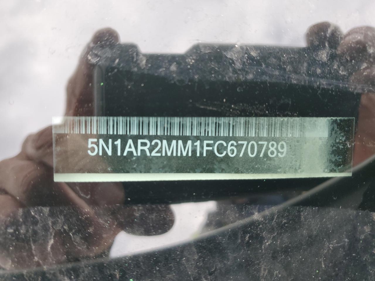 2015 Nissan Pathfinder S VIN: 5N1AR2MM1FC670789 Lot: 56910425