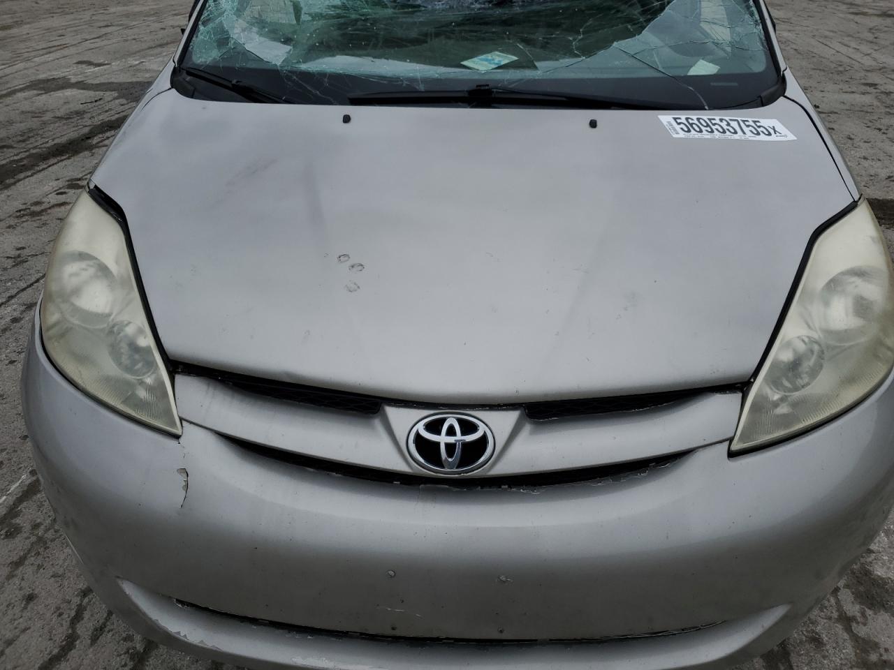 2007 Toyota Sienna Xle VIN: 5TDZK22C77S080392 Lot: 56953755