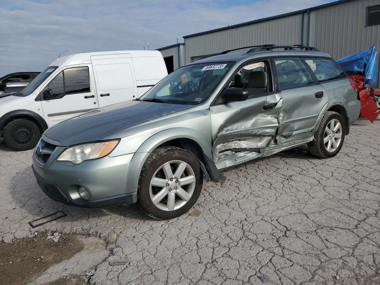 2009 Subaru Outback 2.5I   на продаже в Kansas City, KS - Side