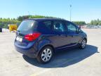 2016 VAUXHALL MERIVA LIF for sale at Copart WHITBURN