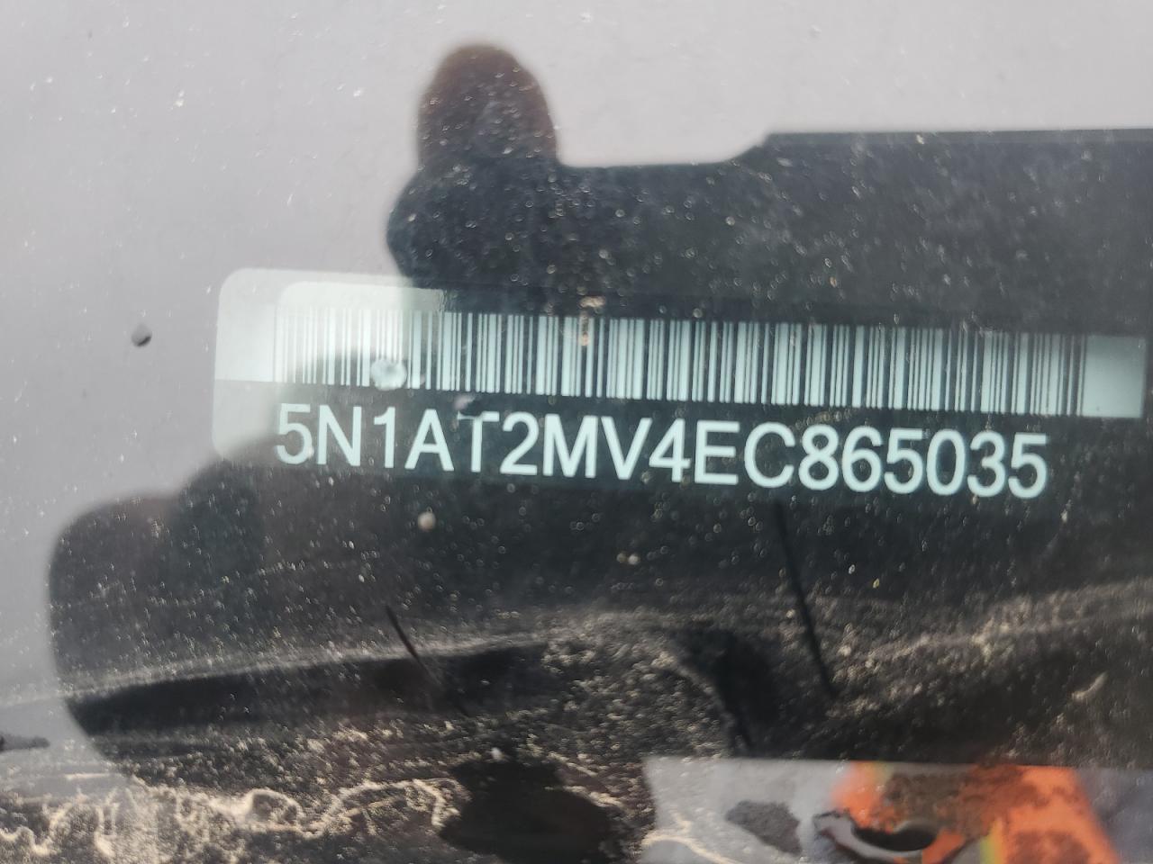 5N1AT2MV4EC865035 2014 Nissan Rogue S