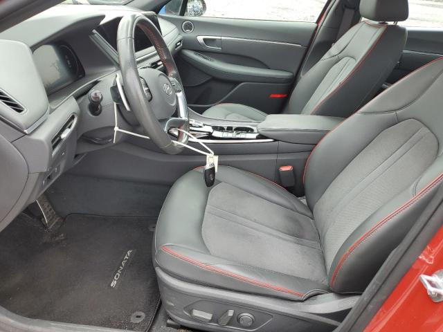  HYUNDAI SONATA 2021 Красный