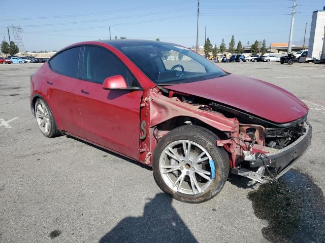  TESLA MODEL Y 2021 Красный