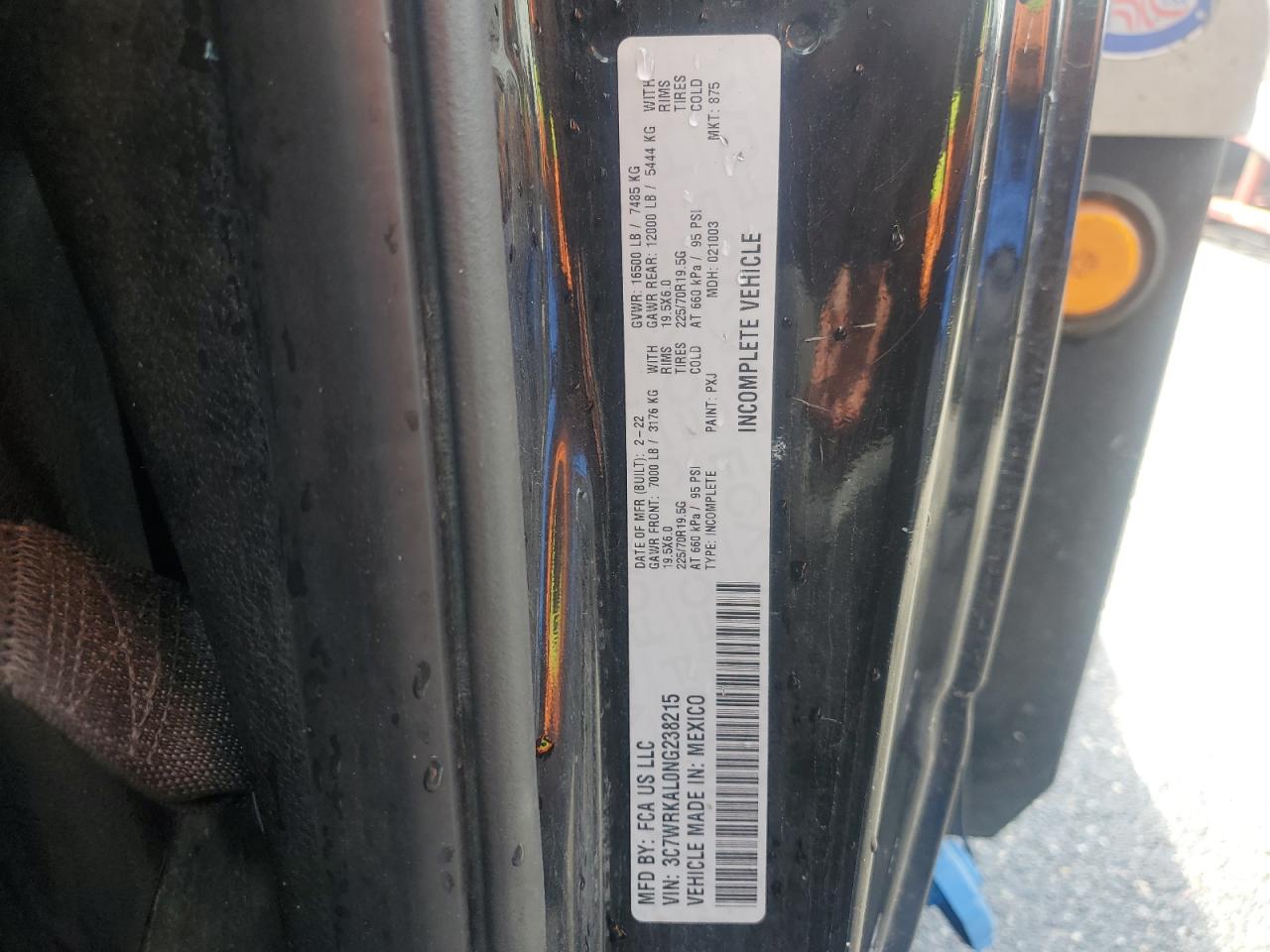 2022 Ram 4500 VIN: 3C7WRKAL0NG238215 Lot: 56713425