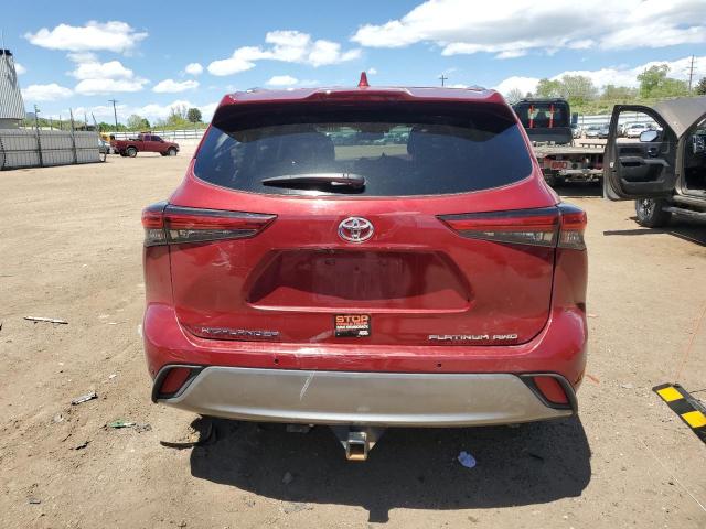  TOYOTA HIGHLANDER 2023 Red