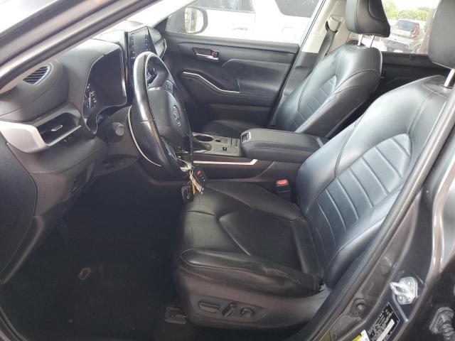  TOYOTA HIGHLANDER 2021 Угольный