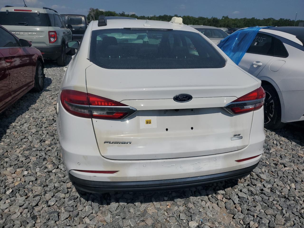 2020 Ford Fusion Se VIN: 3FA6P0LUXLR119091 Lot: 54024565