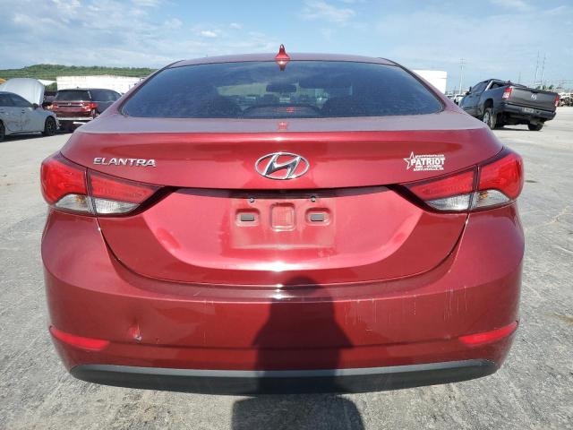  HYUNDAI ELANTRA 2014 Red