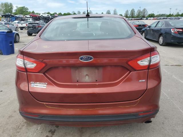 Sedans FORD FUSION 2014 Red