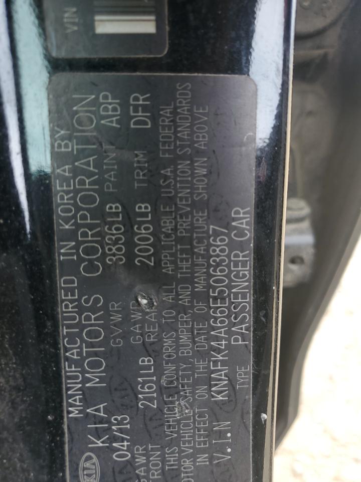 2014 Kia Forte Lx VIN: KNAFK4A66E5063867 Lot: 57528595