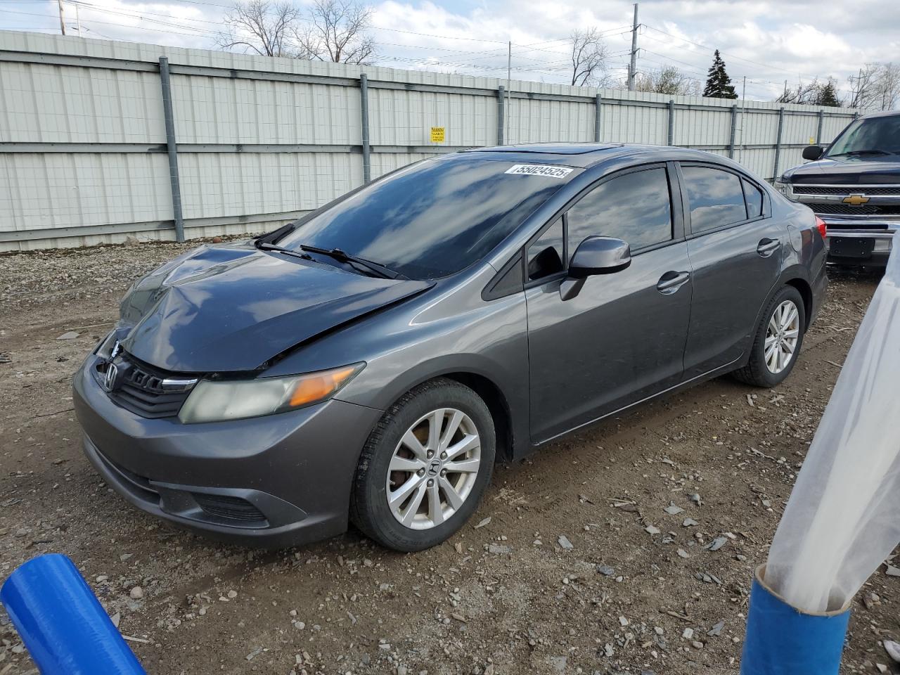 2012 Honda Civic Ex for Sale in Lansing, MI - Front End