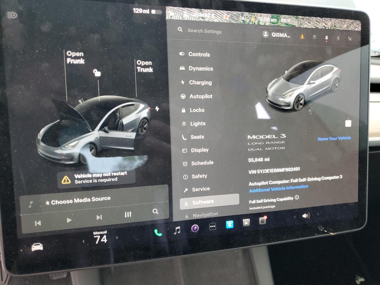 2021 Tesla Model 3 VIN: 5YJ3E1EB9MF902491 Lot: 56963575