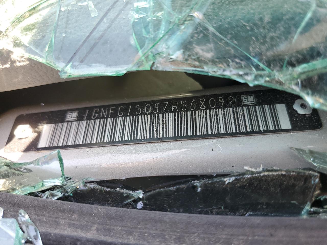 2007 Chevrolet Tahoe C1500 VIN: 1GNFC13057R368092 Lot: 58358575