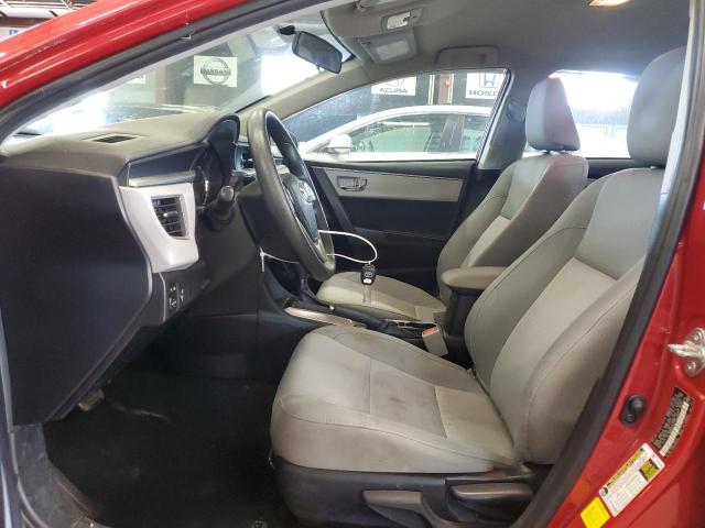  TOYOTA COROLLA 2014 Красный