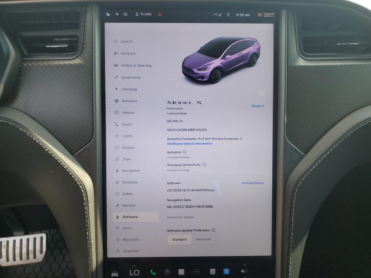 2021 Tesla Model X VIN: 5YJXCBE48MF310255 Lot: 58921115