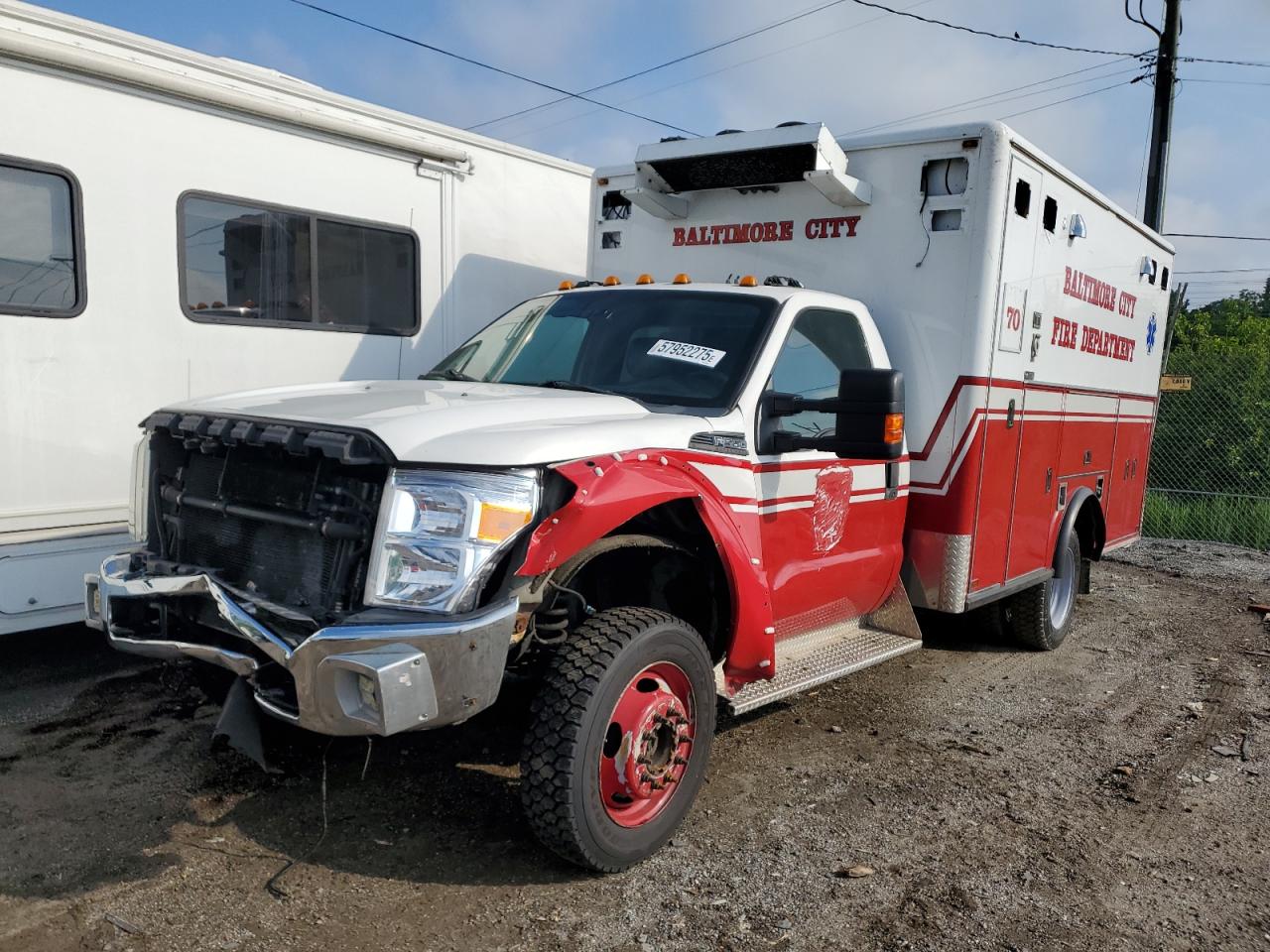 2013 Ford F550 Super Duty VIN: 1FDUF5HTXDEB64016 Lot: 57952275