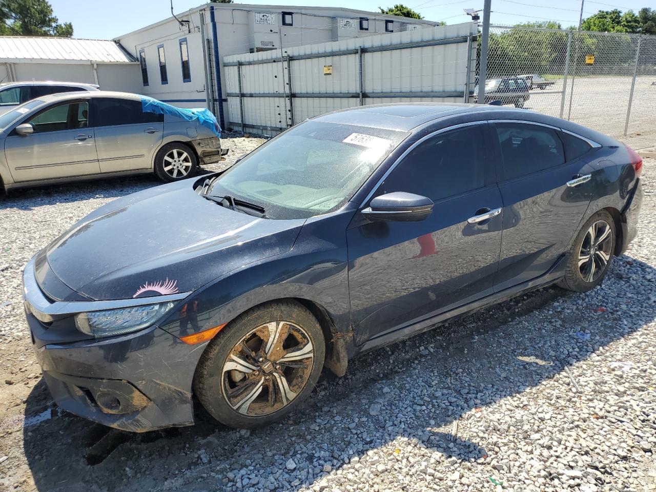 2017 Honda Civic Touring na sprzedaż w Prairie Grove, AR - Front End