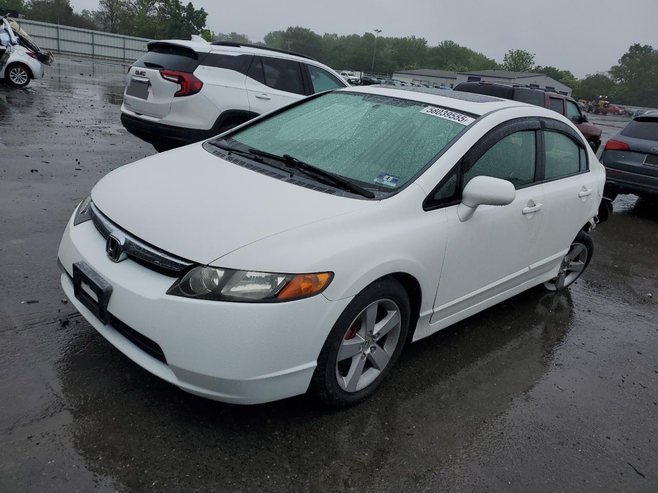 2008 Honda Civic Exl للبيع في Glassboro، NJ - Rear End