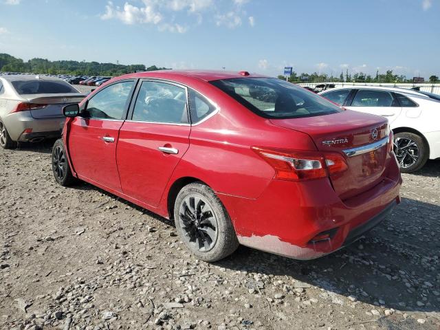  NISSAN SENTRA 2018 Красный