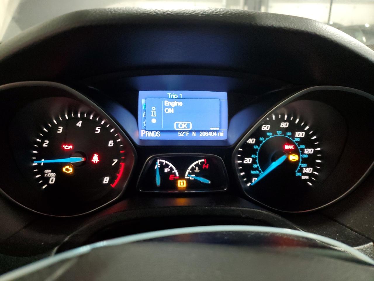 2014 Ford Focus Se VIN: 1FADP3F24EL102307 Lot: 57709485