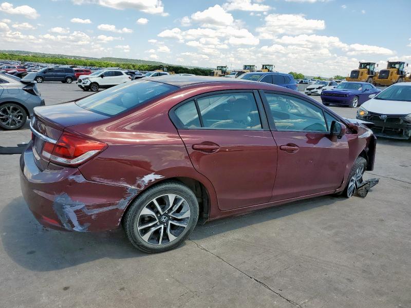 Седаны HONDA CIVIC 2014 Бордовый