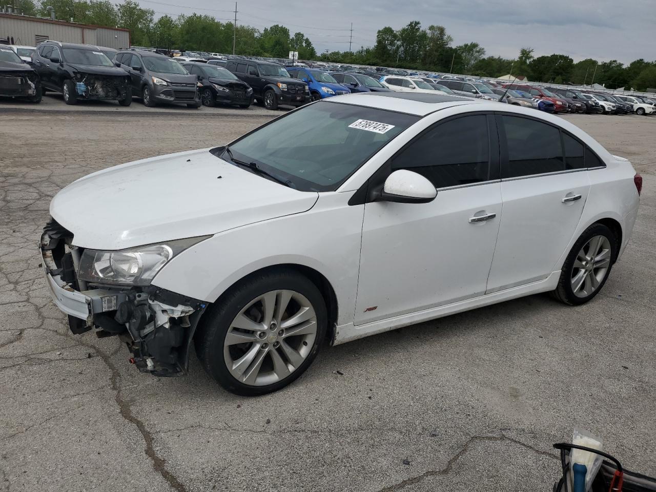 2014 Chevrolet Cruze Ltz იყიდება Fort Wayne-ში, IN - Front End