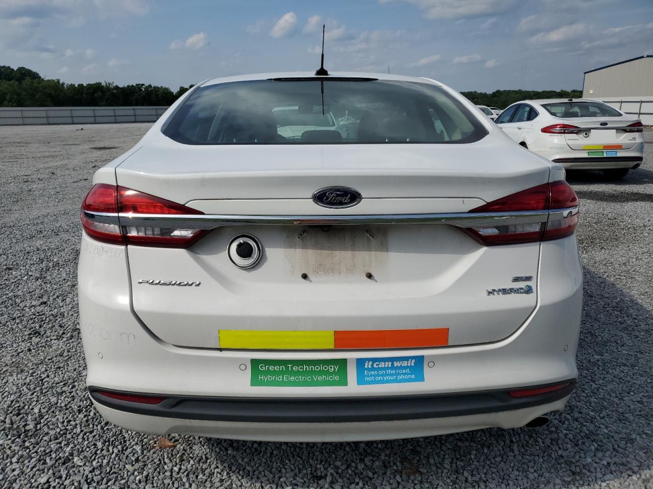 2017 Ford Fusion Se Hybrid VIN: 3FA6P0LU7HR359674 Lot: 54042975