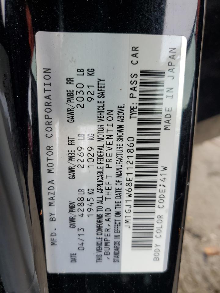 2014 Mazda 6 Grand Touring VIN: JM1GJ1W68E1121860 Lot: 56569715