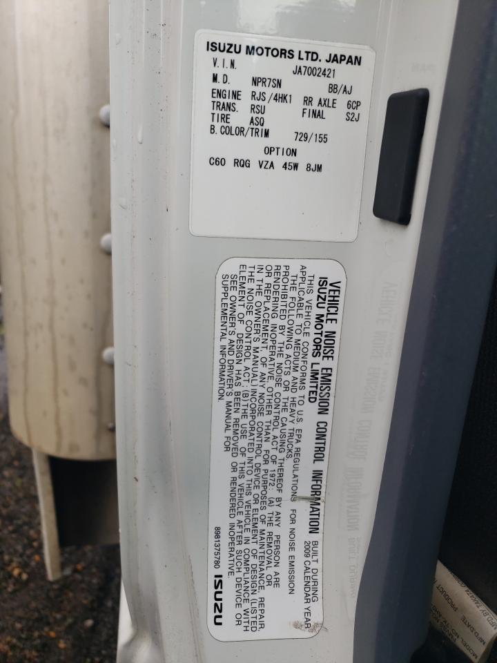 2010 Isuzu Npr VIN: JALC4W161A7002421 Lot: 50024355