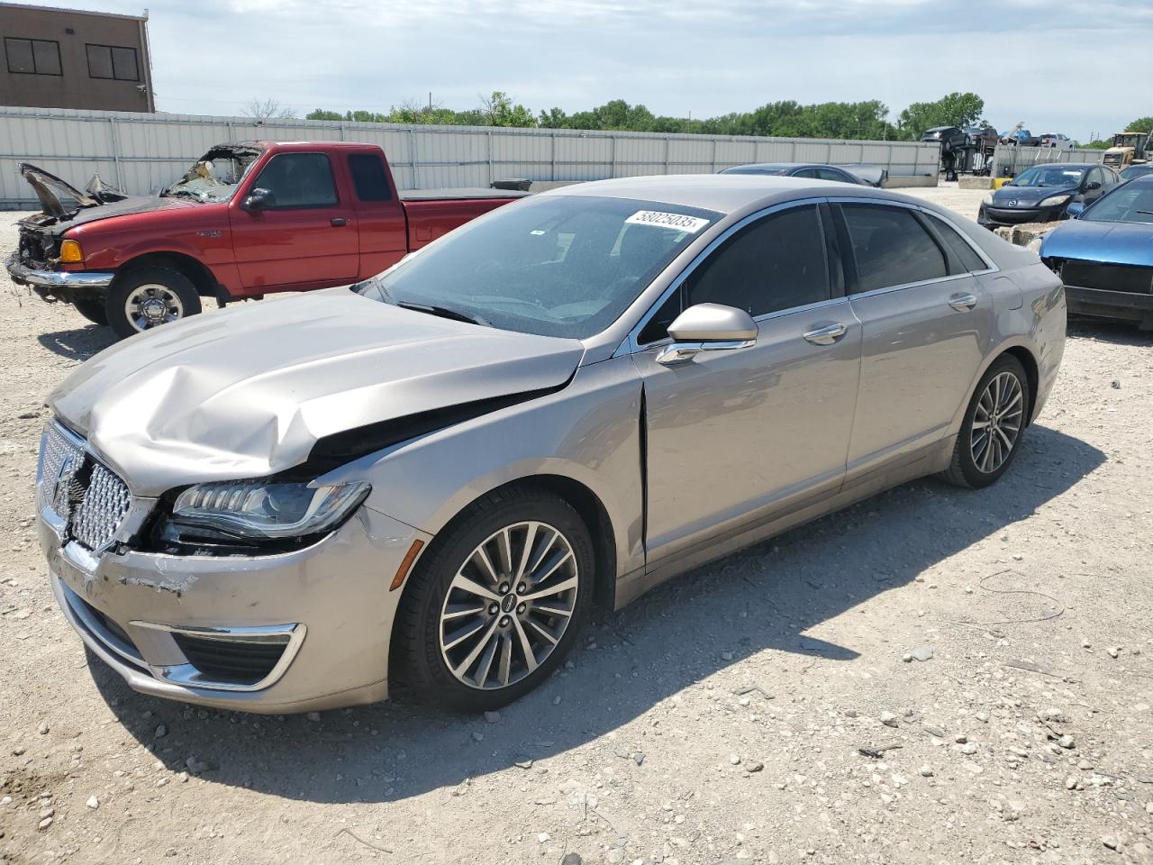 2019 Lincoln Mkz на продаже в Kansas City, KS - Front End