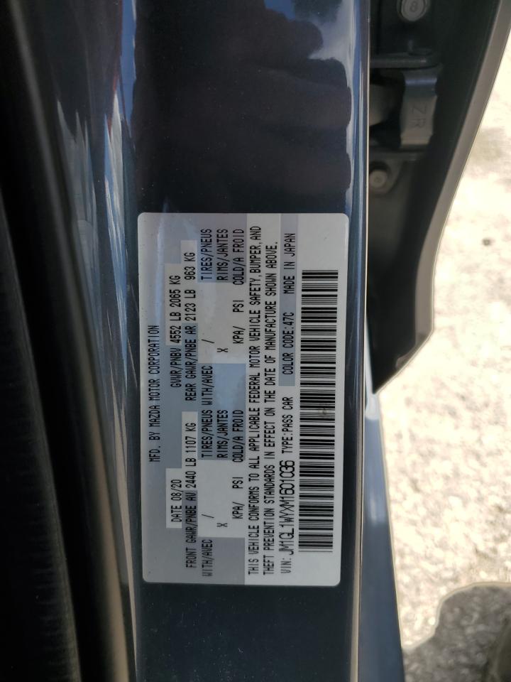 2021 Mazda 6 Grand Touring Reserve VIN: JM1GL1WYXM1601036 Lot: 58347675