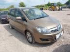 2014 VAUXHALL ZAFIRA DES for sale at Copart BRISTOL