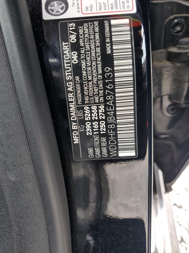 2014 Mercedes-Benz E 350 4Matic VIN: WDDHF8JB4EA876139 Lot: 57492055