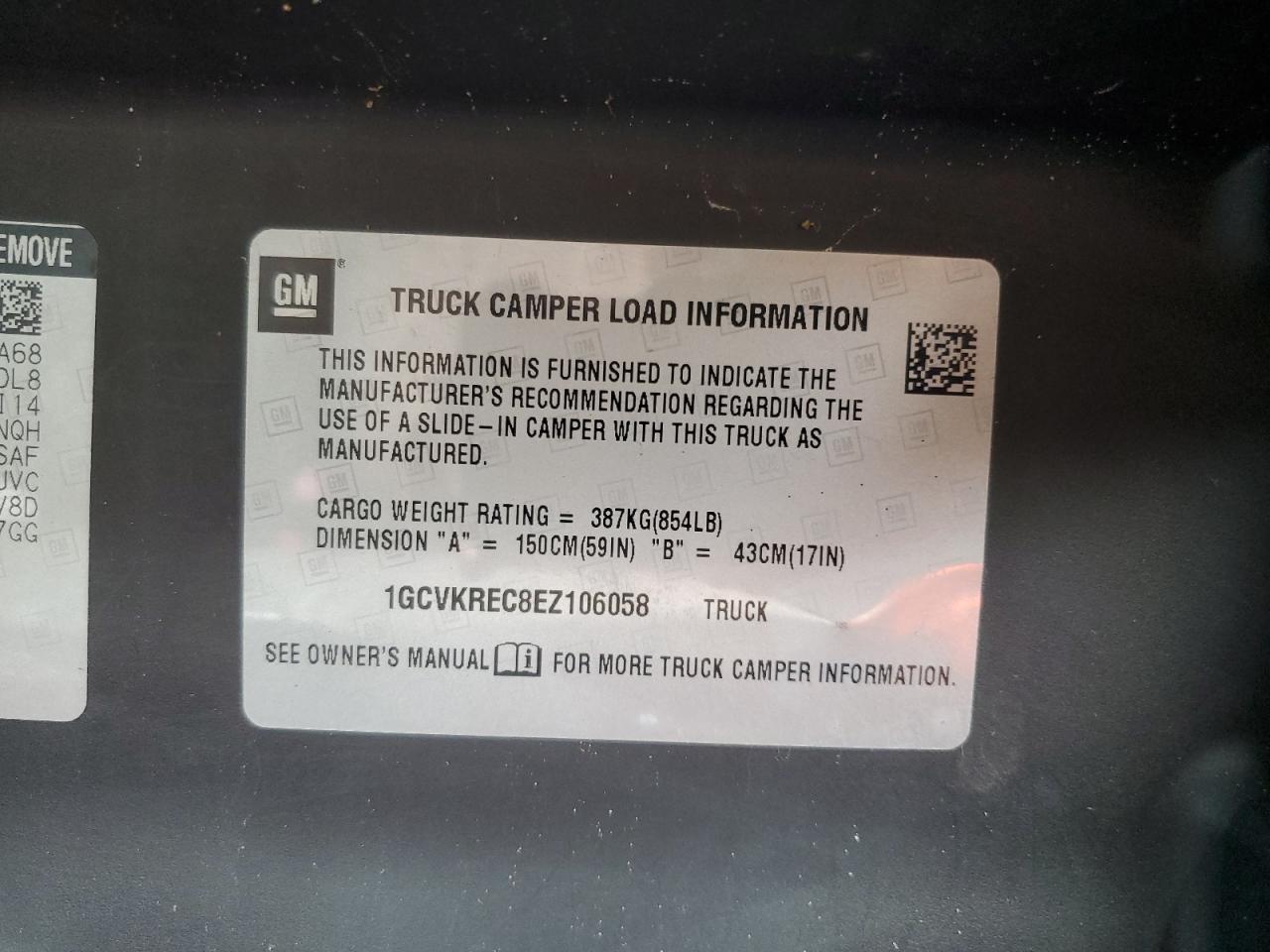 2014 Chevrolet Silverado K1500 Lt VIN: 1GCVKREC8EZ106058 Lot: 57300345