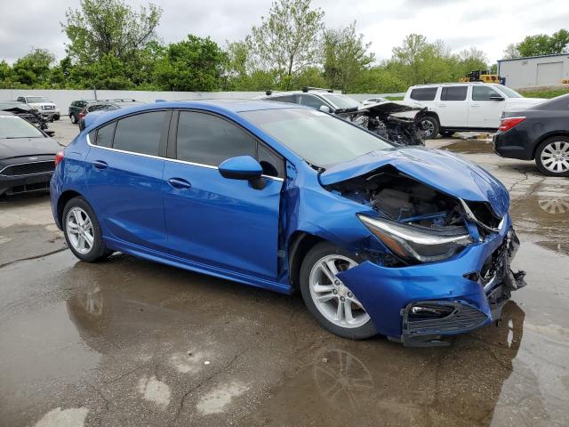 Hatchbacks CHEVROLET CRUZE 2017 Granatowy