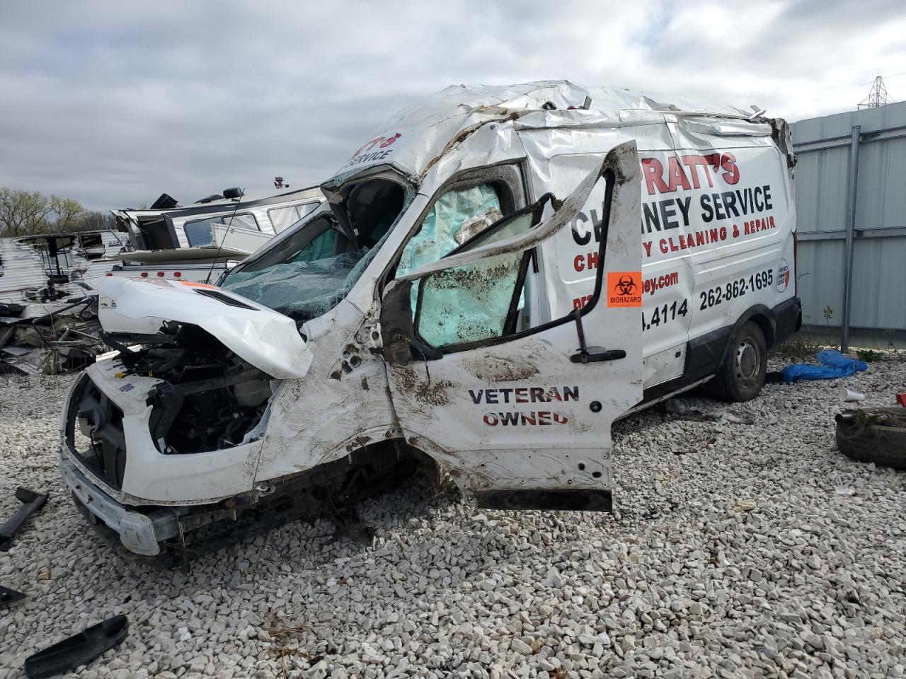 2020 Ford Transit T-250 zu verkaufen in Franklin, WI - Rollover