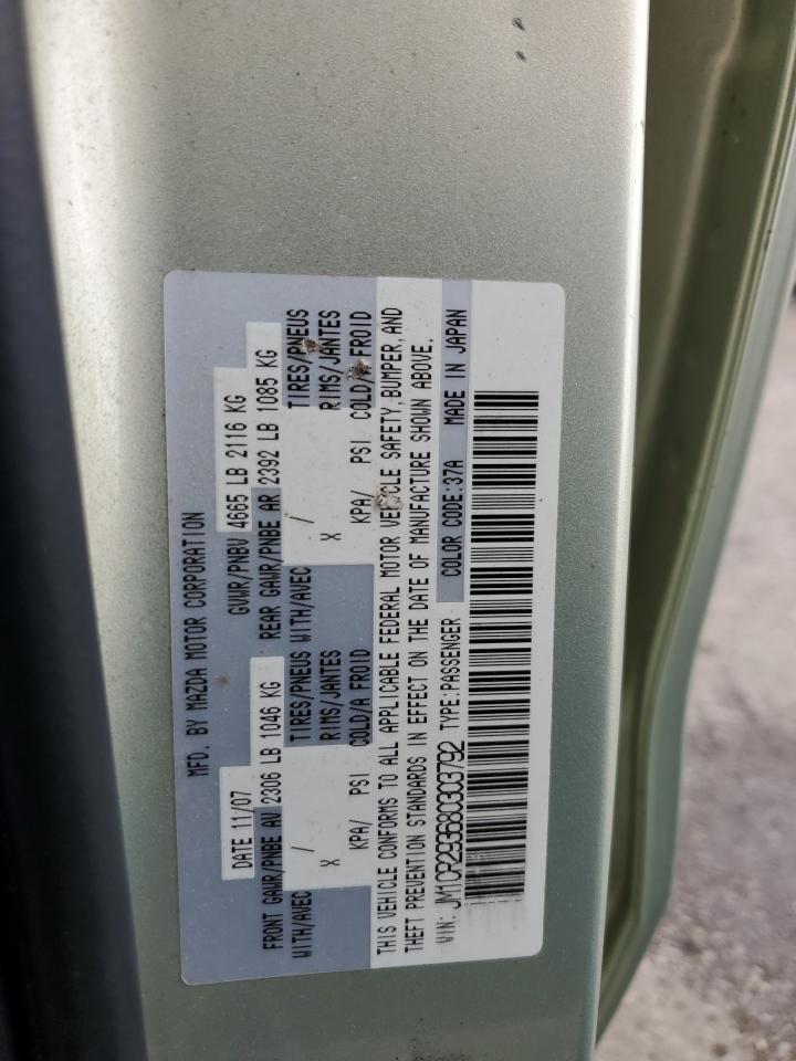 2008 Mazda 5 VIN: JM1CR293680303792 Lot: 55477755