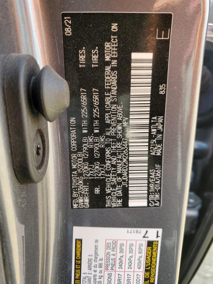 2021 Lexus Nx 300 Base VIN: JTJDARDZ2M2263447 Lot: 56679395