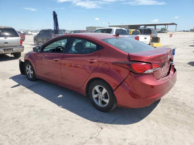 Sedans HYUNDAI ELANTRA 2015 Czerwony