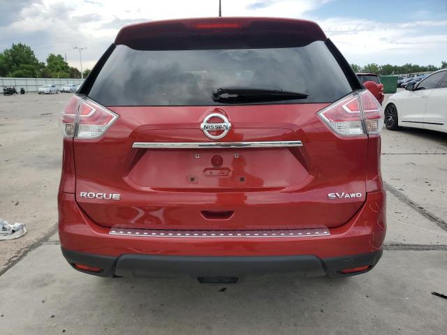  NISSAN ROGUE 2016 Червоний