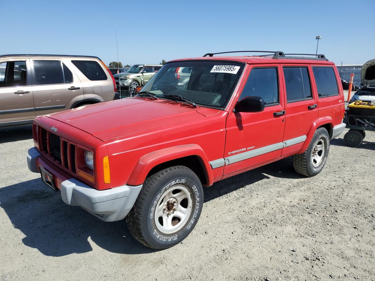 1999 Jeep Cherokee Sport zu verkaufen in Antelope, CA - Front End