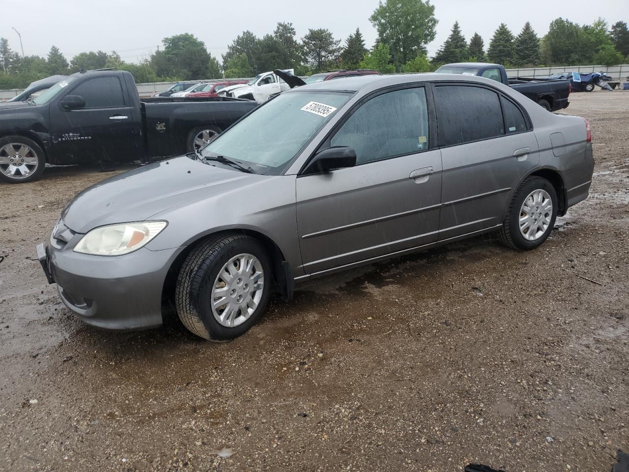 2004 Honda Civic Lx for Sale in Elgin, IL - Side