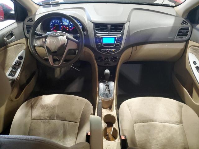  HYUNDAI ACCENT 2013 Red