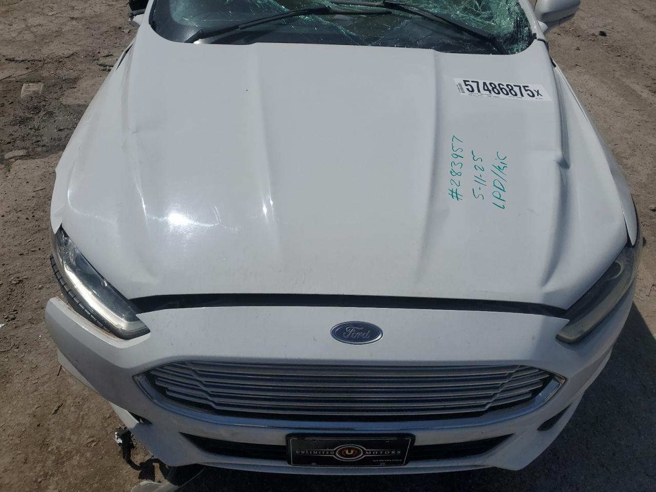 2014 Ford Fusion Se VIN: 1FA6P0HD4E5362961 Lot: 57486875