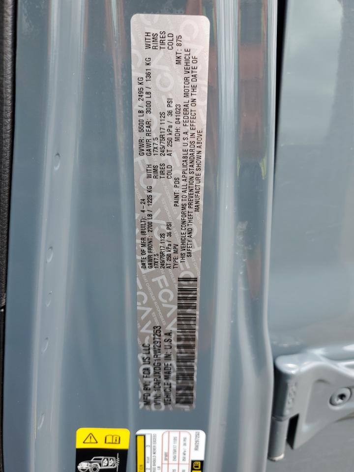2024 Jeep Wrangler Sport VIN: 1C4PJXDG1RW297253 Lot: 56975975