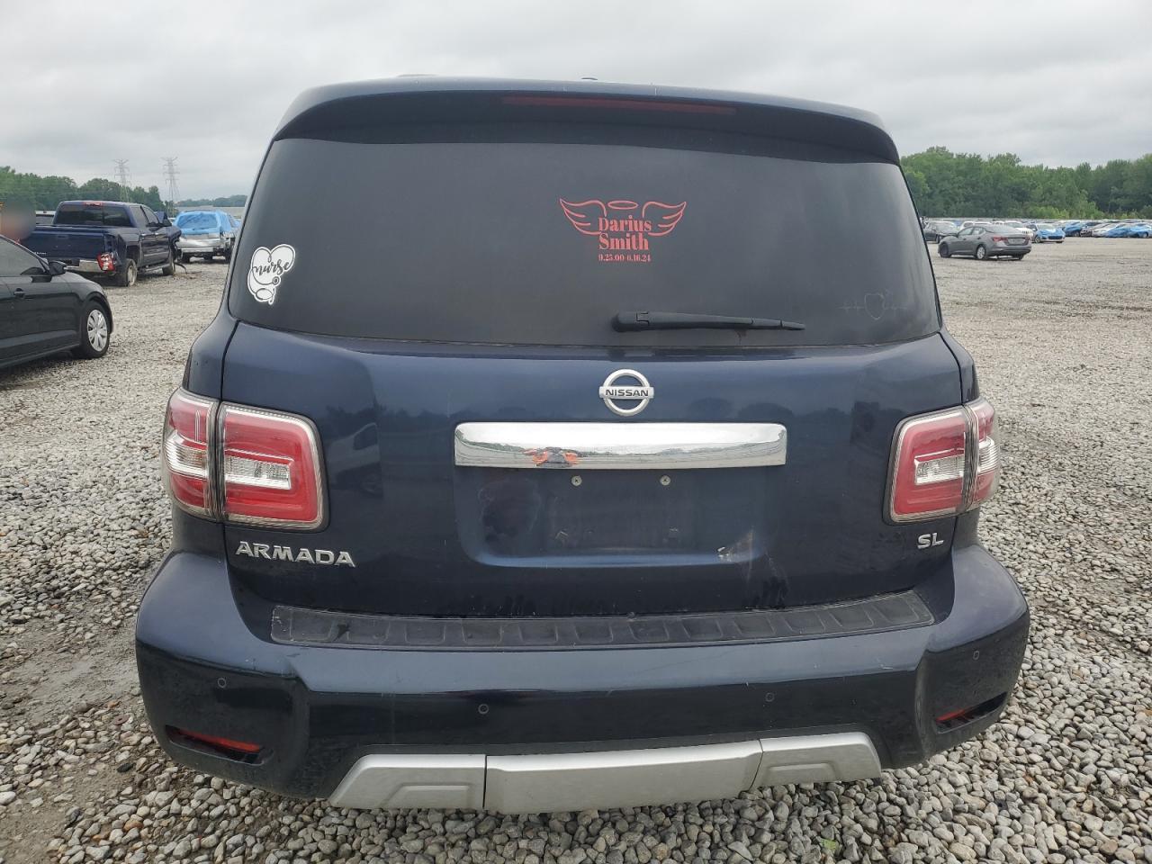 2017 Nissan Armada Sv VIN: JN8AY2ND6H9002884 Lot: 55763885